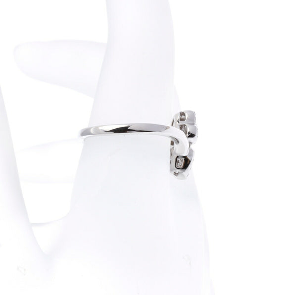 Pt900 プラチナ ダイヤ0.37ct ハート リング 指輪 レディース 11.5号 中古