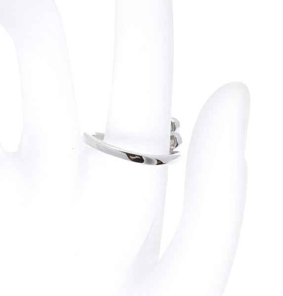 Pt900 プラチナ ダイヤ0.37ct ハート リング 指輪 レディース 11.5号 中古