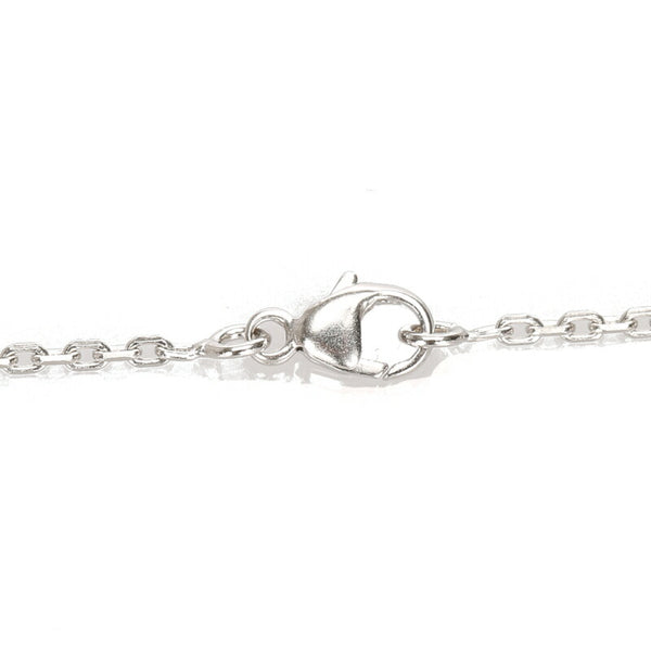 エルメス ブラック シルバー メタル エトープ ネックレス レディース HERMES 中古