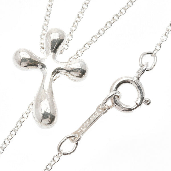 ティファニー SV925 シルバー クロス ネックレス レディース TIFFANY&Co. 中古