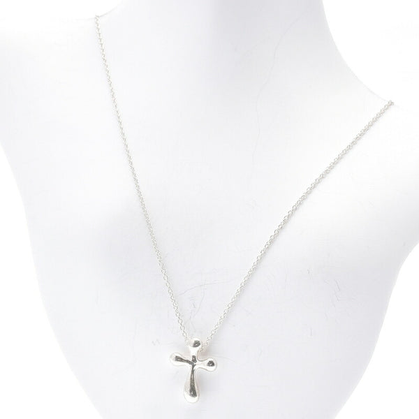 ティファニー SV925 シルバー クロス ネックレス レディース TIFFANY&Co. 中古