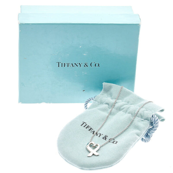 ティファニー SV925 シルバー パロマ・ピカソ ラビングハート ネックレス レディース TIFFANY&Co. 中古