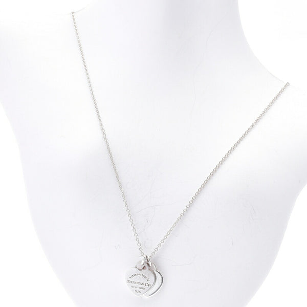 ティファニー SV925 シルバー リターントゥ ダブルミニハート ネックレス レディース TIFFANY&Co. 中古