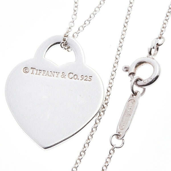 ティファニー SV925 シルバー ノーツハート ハート タグ ネックレス レディース TIFFANY&Co. 中古