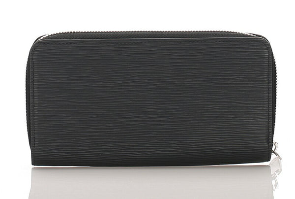 ルイ ヴィトン エピ ジッピーウォレット M61857 ブラック ノワール レザー ラウンドファスナー 長財布 レディース LOUIS VUITTON 中古