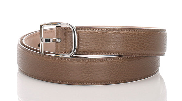 グッチ ブラウン レザー ベルト レディース GUCCI 中古