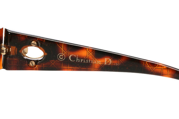 クリスチャンディオール 3SF ブラウン プラスチック サングラス レディース Christian Dior 中古