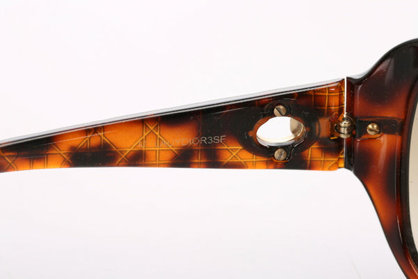 クリスチャンディオール 3SF ブラウン プラスチック サングラス レディース Christian Dior 中古