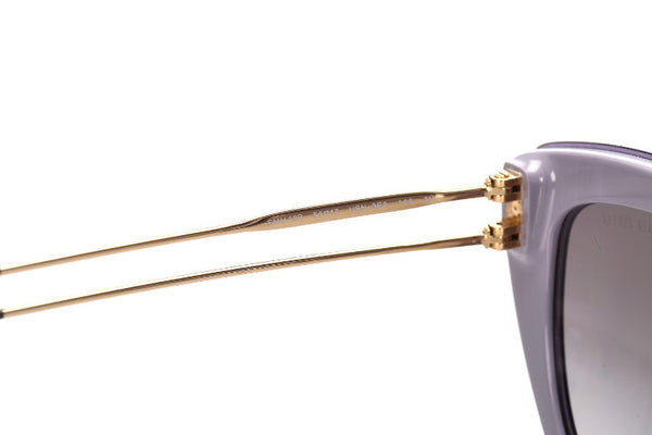 ミュウミュウ SMU12R ブルー メタル プラスチック サングラス レディース MIUMIU 中古