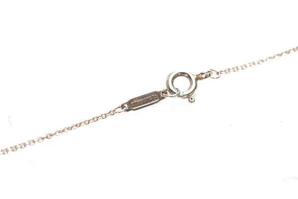 ティファニー K18YG イエローゴールド SV925 シルバー コンビ リターントゥミニダブルハート ネックレス レディース TIFFANY&Co. 中古