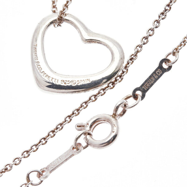 ティファニー SV925 シルバー エルサ ペレッティ オープンハート ネックレス レディース TIFFANY&Co. 中古