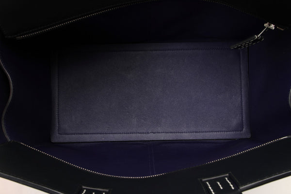 エルメス ネクト ネイビー イエロー レザー ハンドバッグ レディース HERMES 中古