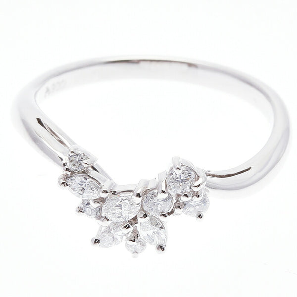 Pt900 プラチナ ダイヤ0.27ct リング 指輪 レディース 10号 中古