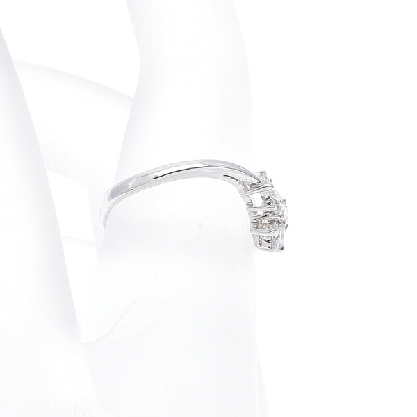 Pt900 プラチナ ダイヤ0.27ct リング 指輪 レディース 10号 中古