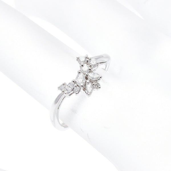 Pt900 プラチナ ダイヤ0.27ct リング 指輪 レディース 10号 中古
