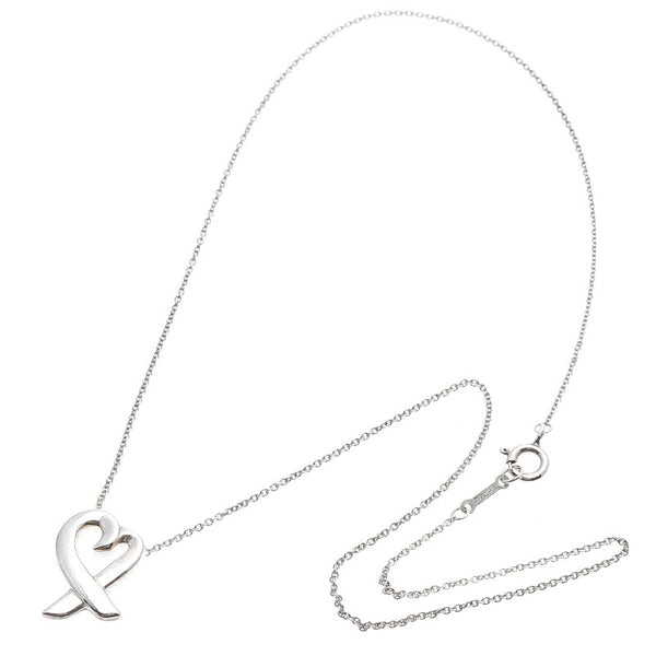 ティファニー SV925 シルバー ハートミニ パロマ ピカソ ネックレス レディース TIFFANY&Co. 中古