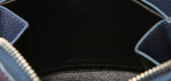 サンローラン ネイビー レザー コインケース レディース SAINT LAURENT 中古