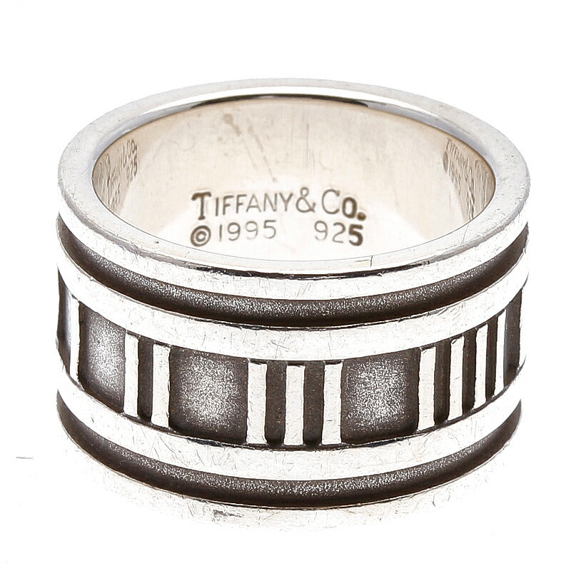 ティファニー SV925 シルバー アトラスワイド リング 指輪 レディース TIFFANY&Co. 11号 中古