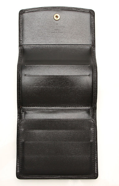 ルイ ヴィトン エピ ポルト12カルトクレディ M63472 ブラック 黒 レザー 二つ折り財布 レディース LOUIS VUITTON 中古
