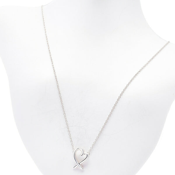 ティファニー SV925 シルバー ラピングハート ネックレス レディース TIFFANY&Co. 中古