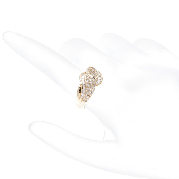 K18YG イエローゴールド ダイヤ1.00ct リング 指輪 レディース 13号 中古