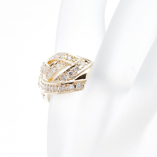 K18YG イエローゴールド ダイヤ0.51ct リング 指輪 レディース 11号 中古