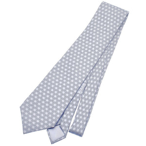 エルメス 5118HA パープル シルク ネクタイ メンズ HERMES 中古