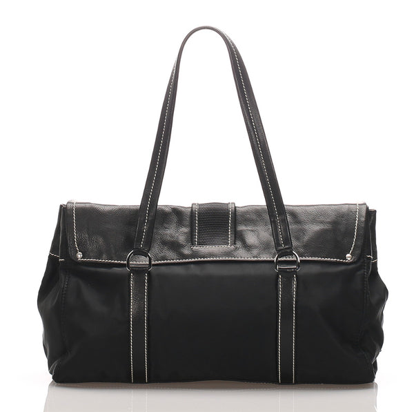 プラダ BR2418 ブラック  レザー トートバッグ レディース PRADA 中古