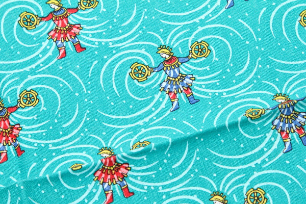 エルメス ランチマット グリーン コットン ハンカチ レディース HERMES 中古