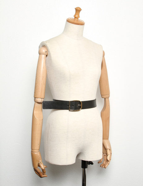 グッチ ホースビット 162934 ブラック 黒 レザー ベルト レディース GUCCI 中古