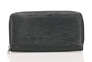 ルイ ヴィトン エピ ジッピーウォレット M60072 ブラック 黒 レザー 長財布 レディース LOUIS VUITTON 中古