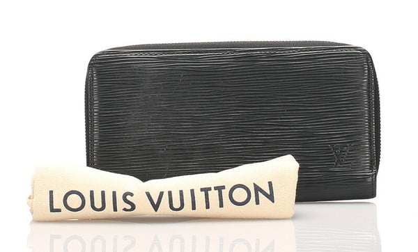 ルイ ヴィトン エピ ジッピーウォレット M60072 ブラック 黒 レザー 長財布 レディース LOUIS VUITTON 中古