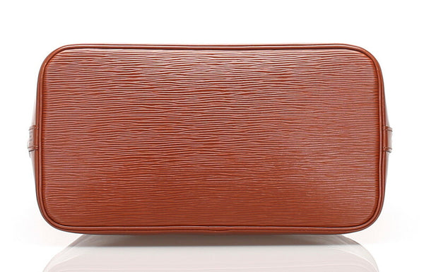 ルイ ヴィトン エピ アルマ M52147 ブラウン 茶 レザー ハンドバッグ レディース LOUIS VUITTON 中古