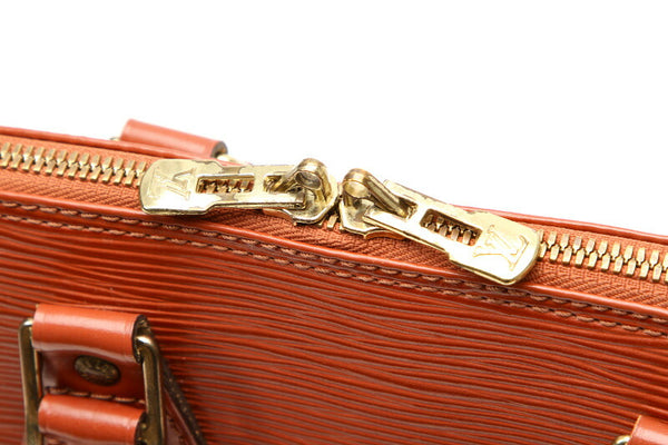 ルイ ヴィトン エピ アルマ M52147 ブラウン 茶 レザー ハンドバッグ レディース LOUIS VUITTON 中古