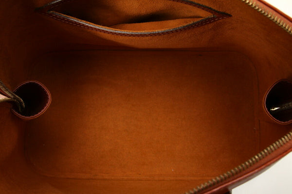 ルイ ヴィトン エピ アルマ M52147 ブラウン 茶 レザー ハンドバッグ レディース LOUIS VUITTON 中古