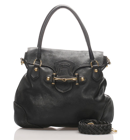 グッチ 223959 ブラック 黒 レザー ショルダーバッグ レディース GUCCI 中古