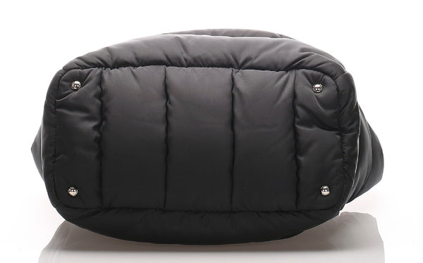 プラダ テスートボンバー ブラック ナイロン トートバッグ レディース PRADA 中古