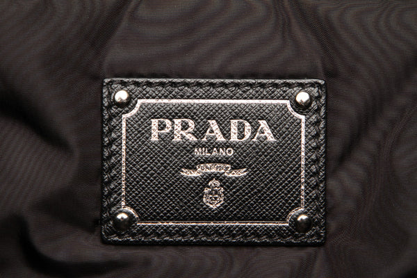 プラダ テスートボンバー ブラック ナイロン トートバッグ レディース PRADA 中古