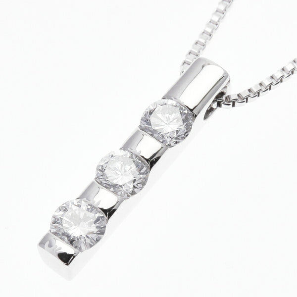 ダイヤ0.30ctペンダントネックレス   中古