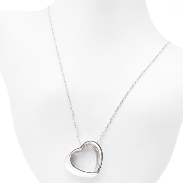 ティファニー SV925 シルバー オープンハート ネックレス レディース TIFFANY&Co. 中古
