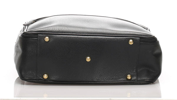 グッチ 012・615・3560 ブラック 黒 レザー ボストンバッグ レディース GUCCI 中古