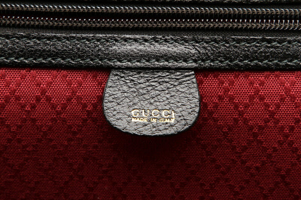 グッチ 012・615・3560 ブラック 黒 レザー ボストンバッグ レディース GUCCI 中古