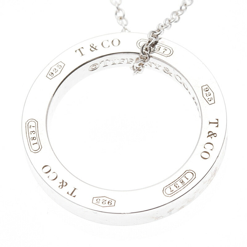 ティファニー SV925 シルバー サークル ネックレス レディース TIFFANY&Co. 中古
