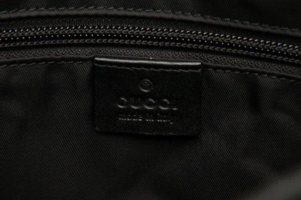 グッチ GGスプリーム 322072 ブラック 黒 キャンバス レザー トートバッグ レディース GUCCI 中古