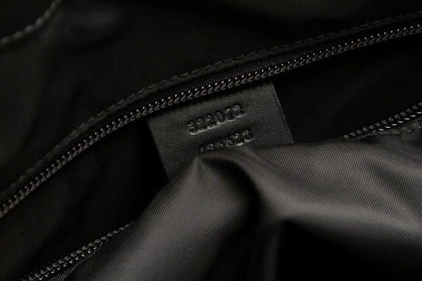 グッチ GGスプリーム 322072 ブラック 黒 キャンバス レザー トートバッグ レディース GUCCI 中古