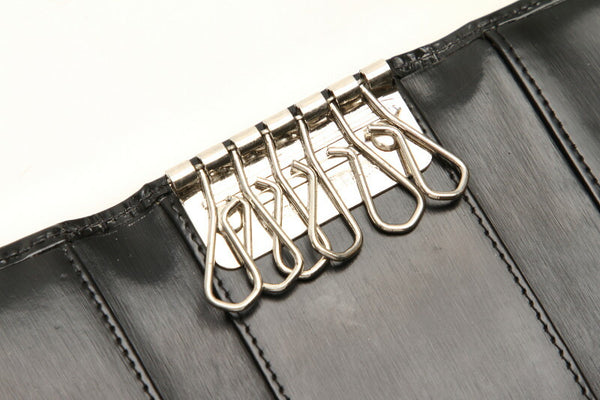 サルヴァトーレフェラガモ 6連 ブラック 黒 レザー キーケース レディース Salvatore Ferragamo 中古