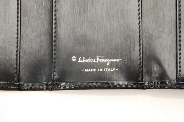 サルヴァトーレフェラガモ 6連 ブラック 黒 レザー キーケース レディース Salvatore Ferragamo 中古