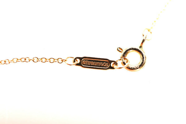 ティファニー K18PG ピンクゴールド センチメンタルハート ダイヤ ネックレス レディース TIFFANY&Co. 中古