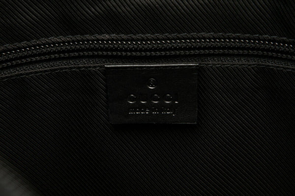 グッチ 92534 ブラック キャンバス レザー 肩掛け ショルダーバッグ レディース GUCCI 中古