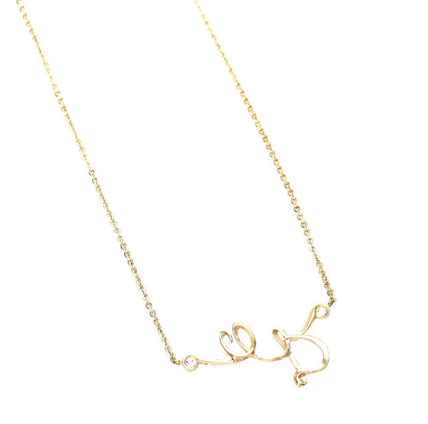 クリスチャンディオール ゴールド メッキ ネックレス レディース Christian Dior 中古